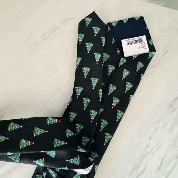 NORDSTROM Holiday Christmas Tree Tie, Holiday Wear, One Size,‎  Green Red, NWT - Picture 9 of 9